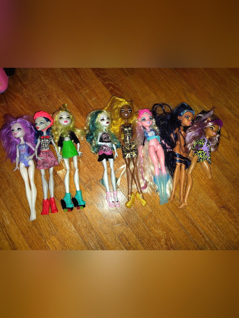 Monster High Dolls Lot Of 8 G1, G2 & G3
